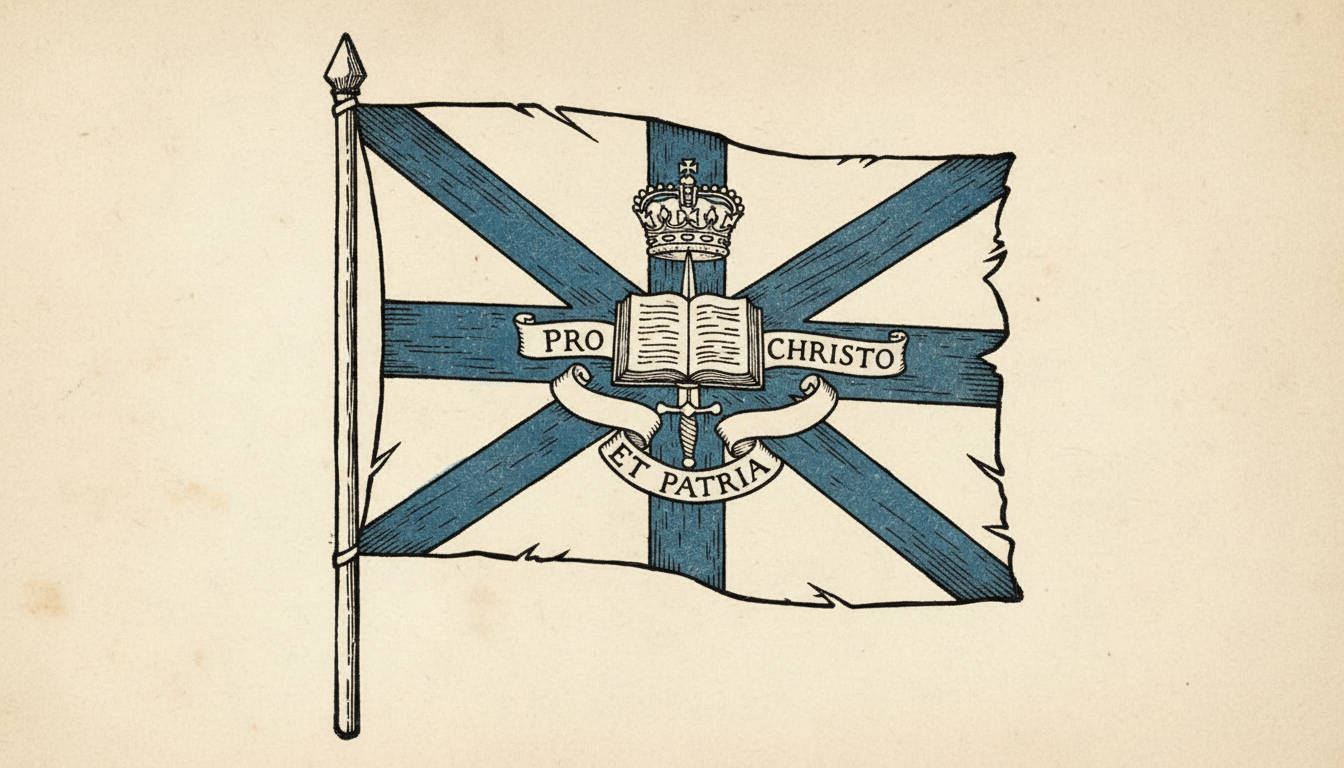 A Covenanting banner or emblem representing the cause
