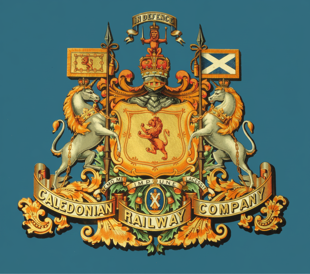 The crest of the Caledonian Railway