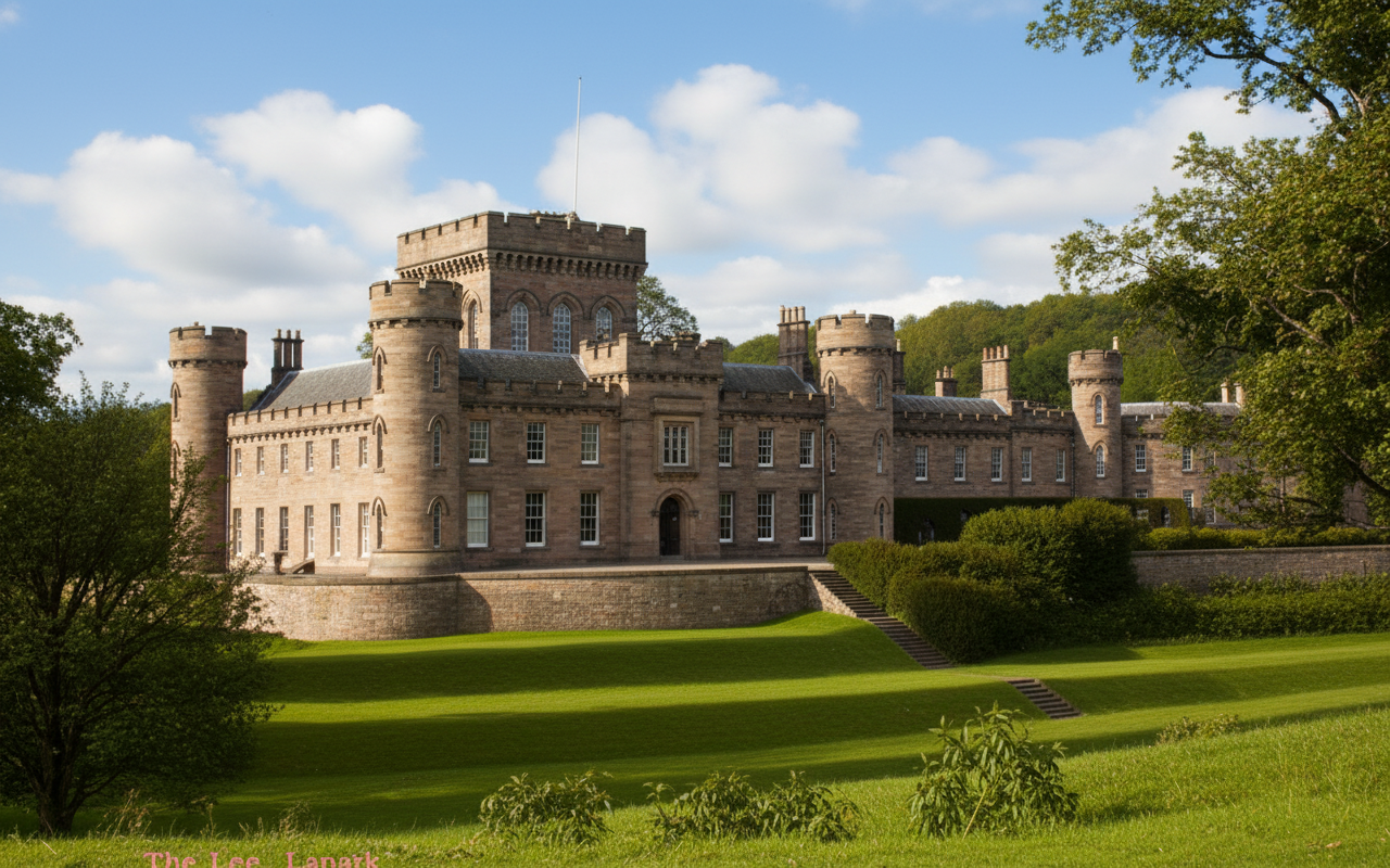 Lee Castle near Lanark, historic seat of the Lockhart family
